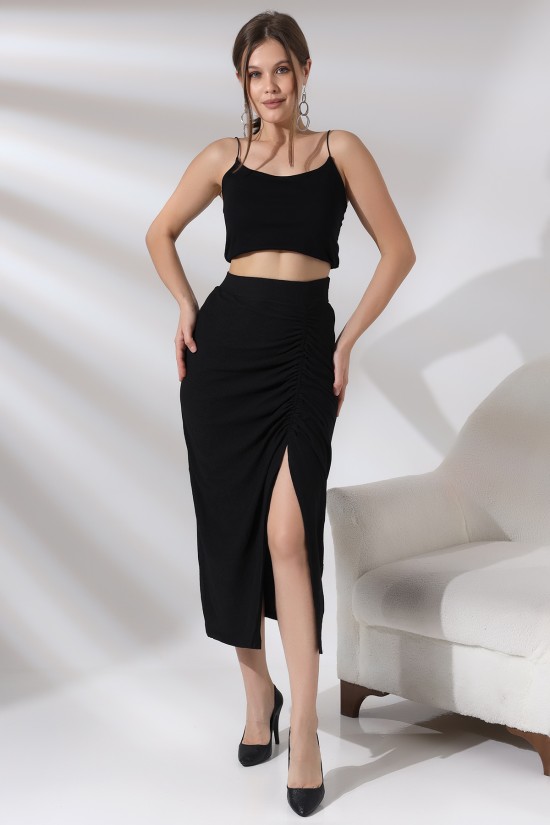 21144 BAYAN BÜRÜMCÜK YANI GİZLİ FERMUARLI ÖNÜ LAST BÜZKÜLÜ ETEK 21144 BAYAN BÜRÜMCÜK YANI GİZLİ FERMUARLI ÖNÜ LAST BÜZKÜLÜ ETEK