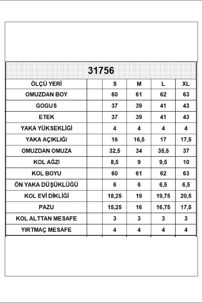 31756 - 3LÜ PAKET KADIN YARIM BALIKÇI UZUN KOLU PARMAK GEÇMELİ  BLUZ 