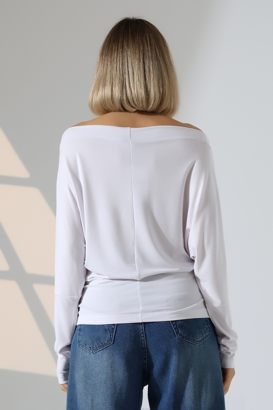 22153 KADIN OMUZ DÜŞÜMLU ASMTRK UZUN KOLU BEDENDE VE PARÇALI BLUZ 22153 KADIN OMUZ DÜŞÜMLU ASMTRK UZUN KOLU BEDENDE VE PARÇALI BLUZ