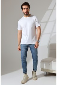 21751 ERKEK BASİC COMFOFRT FİT KISA KOL BİSİKLET YAKA PAMUKLU TSHIRT 21751 ERKEK BASİC COMFOFRT FİT KISA KOL BİSİKLET YAKA PAMUKLU TSHIRT