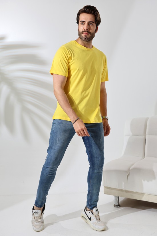 21751 ERKEK BASİC COMFOFRT FİT KISA KOL BİSİKLET YAKA PAMUKLU TSHIRT 21751 ERKEK BASİC COMFOFRT FİT KISA KOL BİSİKLET YAKA PAMUKLU TSHIRT