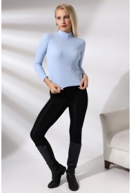 20535  KADIN YARIM BALIKÇI 2X2  UZUN KOL  LYC KAŞKORSE TSHIRT 