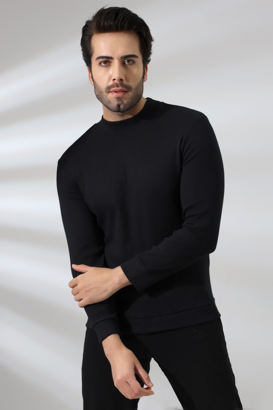 20362 ERKEK YARIM BALIKCI LYC 2X2 KAŞGORSE SWETSHİRT 