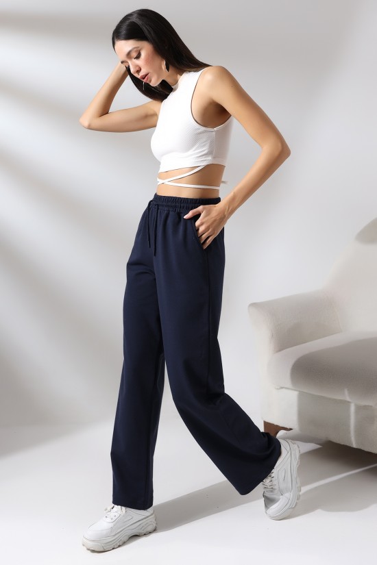 21566 BAYAN CEPLİ SALAŞ GENİŞ DÖKÜMLÜ 2 İP PANTOLON 21566 BAYAN CEPLİ SALAŞ GENİŞ DÖKÜMLÜ 2 İP PANTOLON