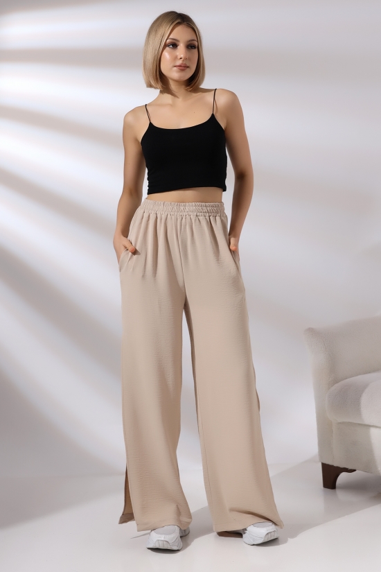 21143 BAYAN AYROBİN SALAŞ CEPLİUZUN PAÇA YANLARI AÇIK YIRTMAÇLI SALAŞ PANTOLON 21143 BAYAN AYROBİN SALAŞ CEPLİUZUN PAÇA YANLARI AÇIK YIRTMAÇLI SALAŞ PANTOLON