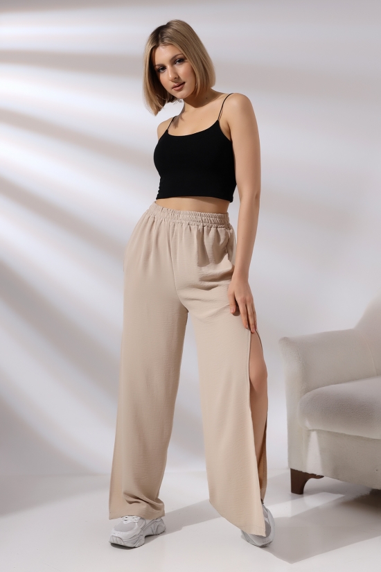 21143 BAYAN AYROBİN SALAŞ CEPLİUZUN PAÇA YANLARI AÇIK YIRTMAÇLI SALAŞ PANTOLON 21143 BAYAN AYROBİN SALAŞ CEPLİUZUN PAÇA YANLARI AÇIK YIRTMAÇLI SALAŞ PANTOLON