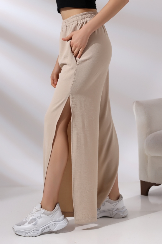 21143 BAYAN AYROBİN SALAŞ CEPLİUZUN PAÇA YANLARI AÇIK YIRTMAÇLI SALAŞ PANTOLON 21143 BAYAN AYROBİN SALAŞ CEPLİUZUN PAÇA YANLARI AÇIK YIRTMAÇLI SALAŞ PANTOLON