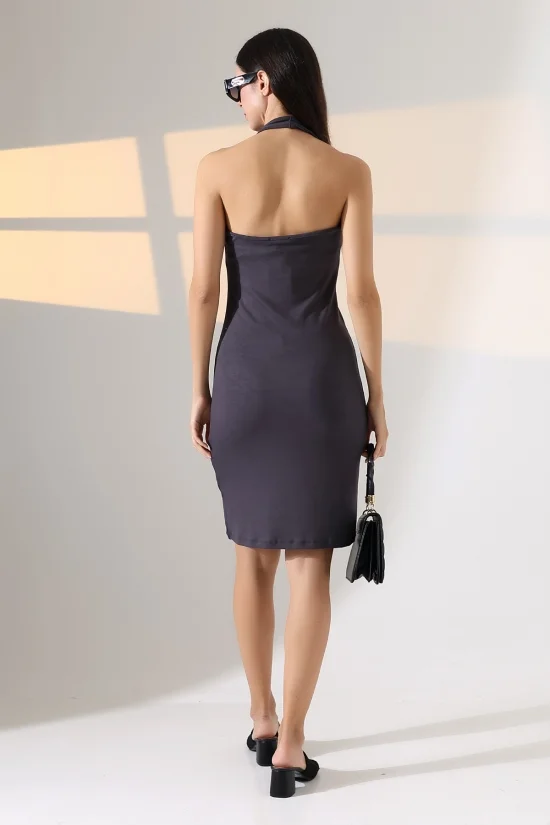 21924  KADIN FULL LYC VİSK.RİBANA BOYDAN ASKILI KOLSUZ ELBİSE  